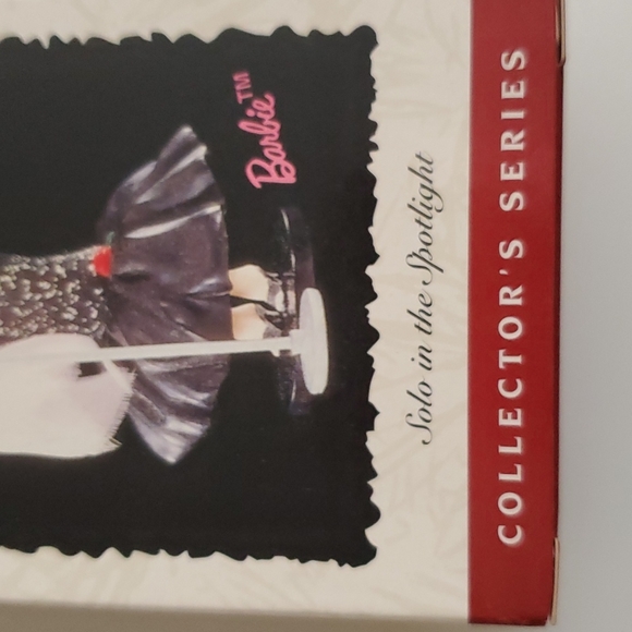 Hallmark Mattel Barbie 'Solo in the Spotlight' 1995 NIB Keepsake Collectors Set - Picture 6 of 10